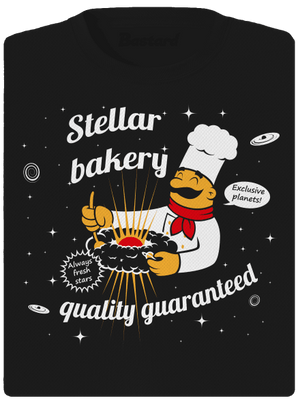 Stellar bakery női sportpóló Black