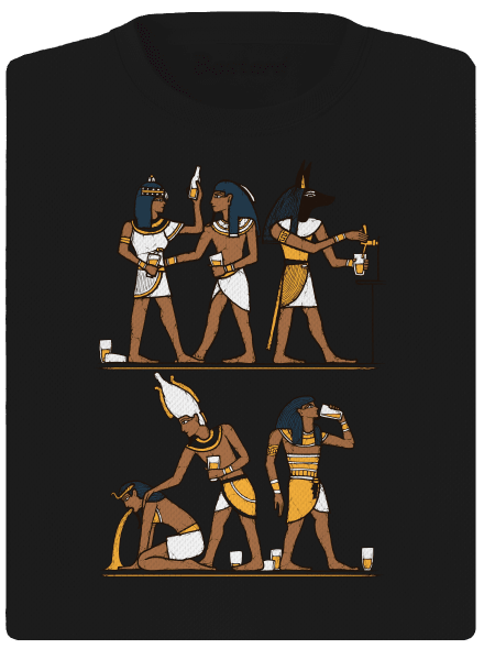 Egyiptomi parti női sportpóló Black