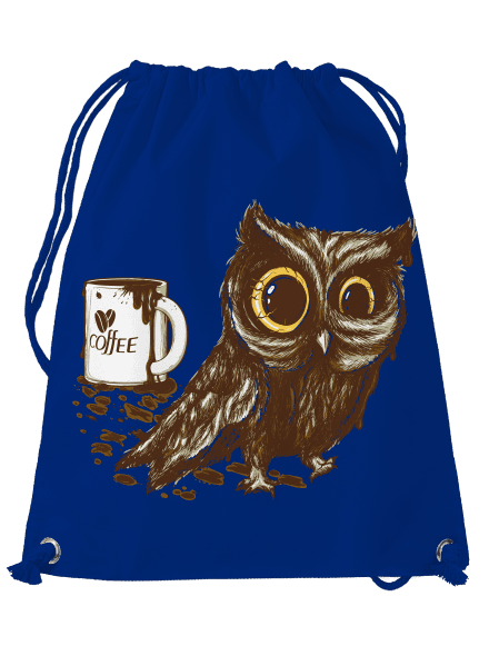 Koffeinfüggő bagoly hátizsák Royal Blue Mal