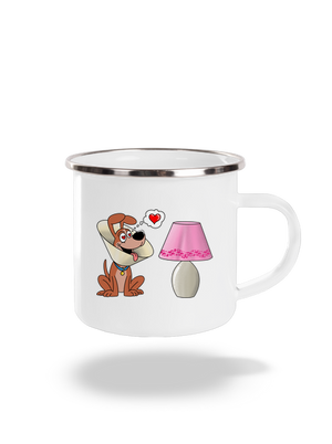 Szerelmes kutya pléhbögre White