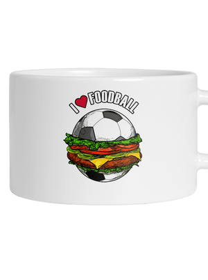 Foodball macaron bögre White