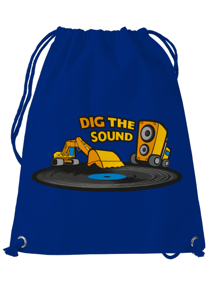 Dig the sound hátizsák Royal Blue Mal