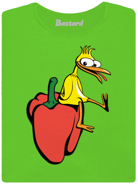 Paprikás csirke női póló Apple Green