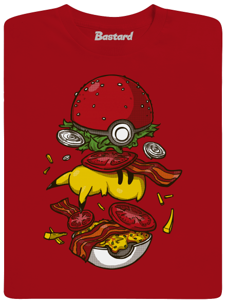 Pokémon burger gyerek póló Red