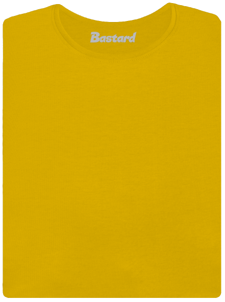 Nyomtatás nélkül női póló Yellow