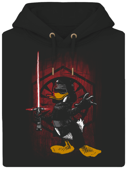 Kylo Duck unisex prémium pulóver Dark Black