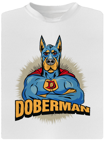 Doberman gyerek sport póló White