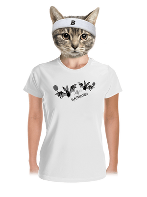 Batminton női sportpóló White