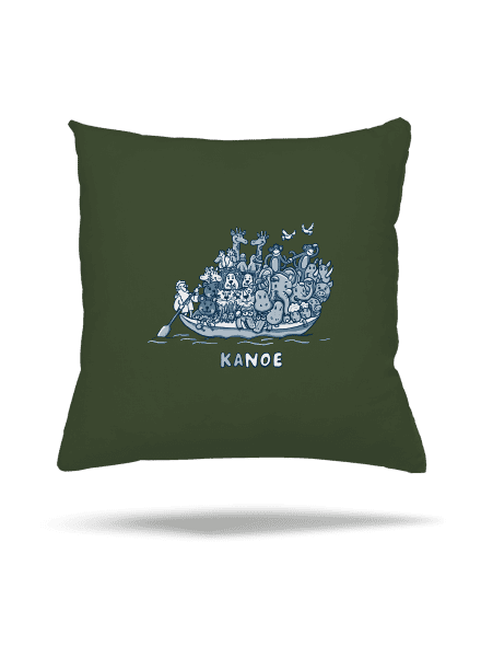 Noé bárkája párna Olive Green