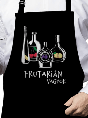 Frutarián kötény Black