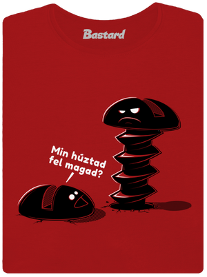 Felhúzva női póló Red Mal