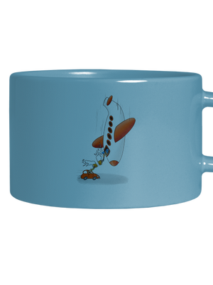 Közelebb vagyunk macaron bögre Blue Macaron