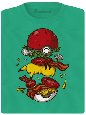 Pokémon burger női sportpóló Mint Mal