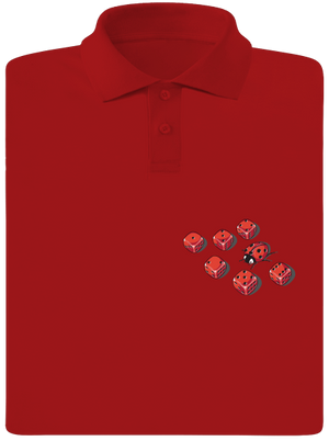 Álca férfi pólóingek Red Mal