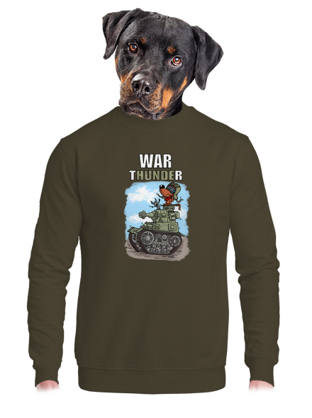 War Hunde unisex crewneck Urban Khaki