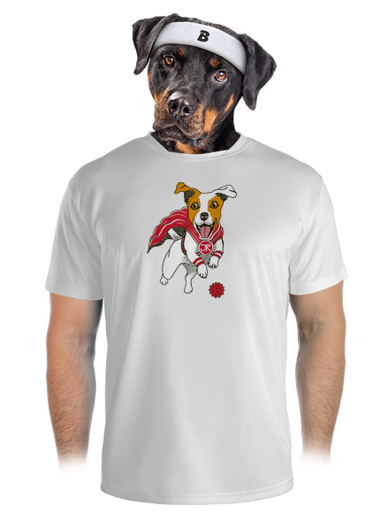 Jack Russell férfi sportpóló White
