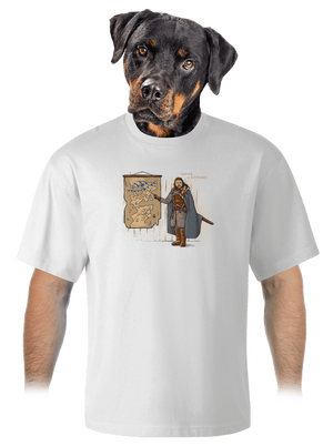 Winter unisex túlméretezett póló White