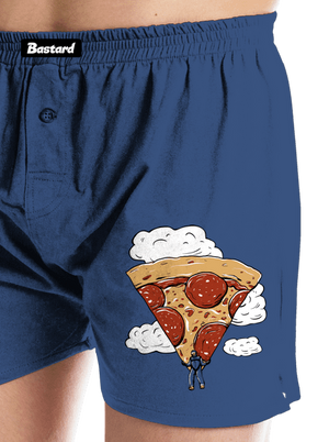Pizza ejtőernyős férfi alsó nadrág Blue