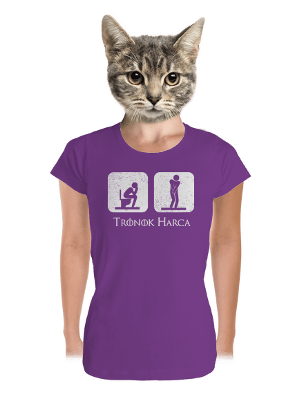 Trónok Harca prémium női póló Purple