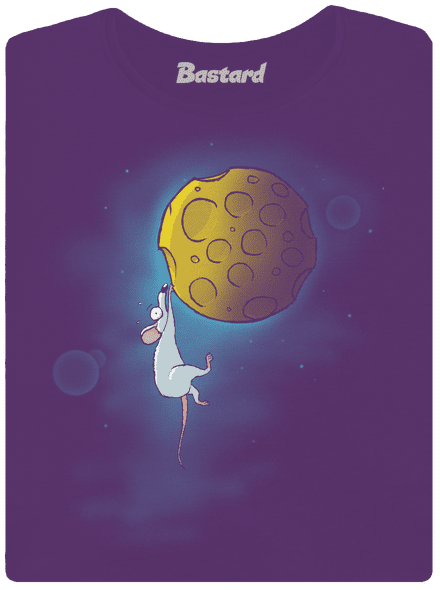 Moon cheese prémium női póló Purple