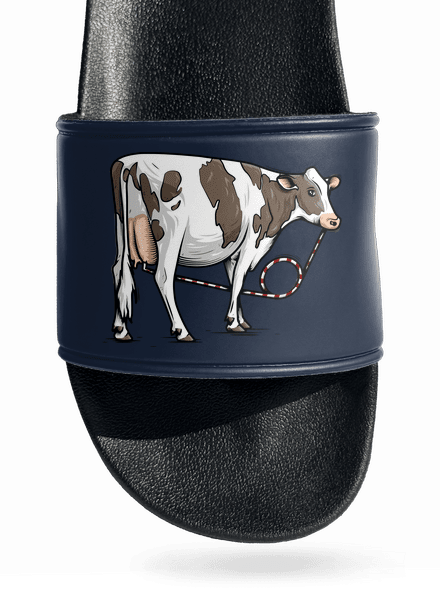 Cow drink papucs Navy