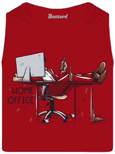 Home office férfi trikó Red
