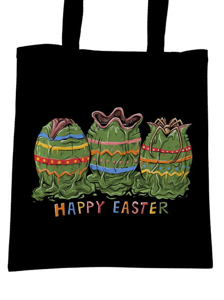 Happy easter táska Black