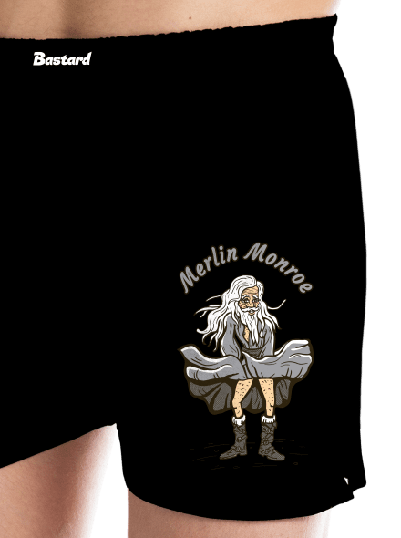 Merlin Monroe	 férfi alsó nadrág Black