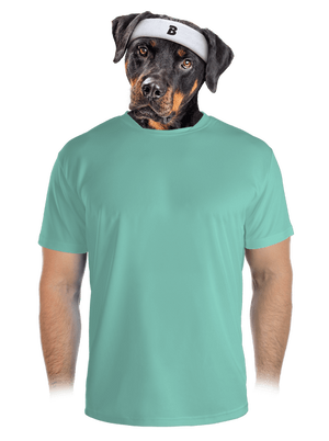 Nyomtatás nélkül férfi sportpóló Mint Mal