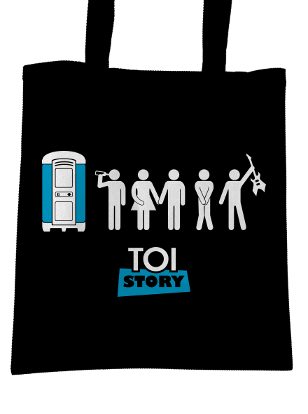 Toi Story táska Black