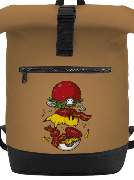 Pokémon burger hátizsák Caramel
