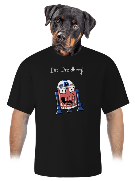 Dr. Droidberg unisex túlméretezett póló Black