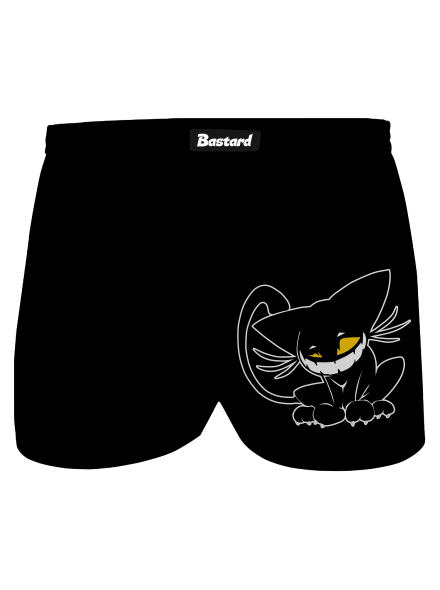 Evil cat férfi alsó nadrág Black