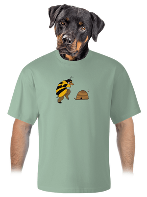 unisex túlméretezett póló
