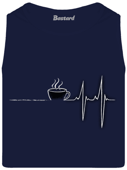 Coffee help férfi trikó French Navy