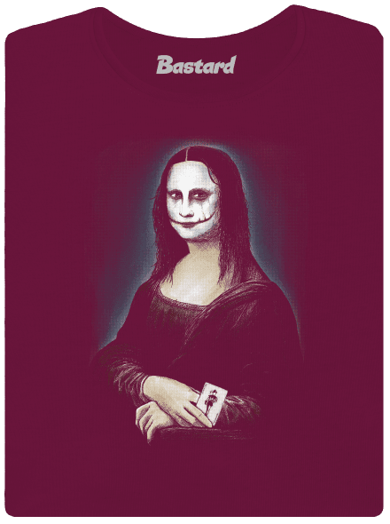 Mona Joker Lisa női póló elasztikus alsó szegéllyel Rhododendron