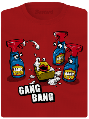 Gang bang női sportpóló Red Mal