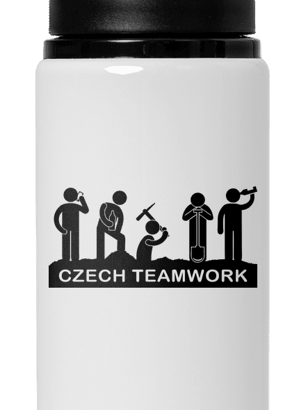 Czech Teamwork kulacs White