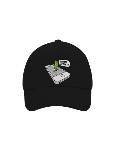 Wrong apple baseballsapka Black