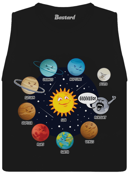 Mercury női bővített trikó Black