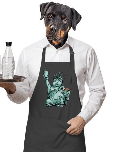 Amerikai bálvány kötény Dark Grey