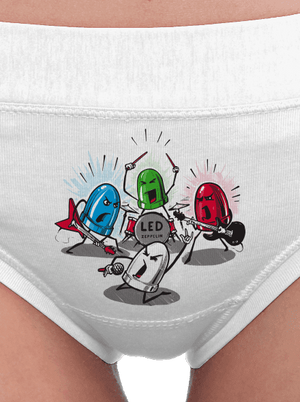 Led Zeppelin női bugyik White