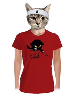 Cicus női sportpóló Red Mal