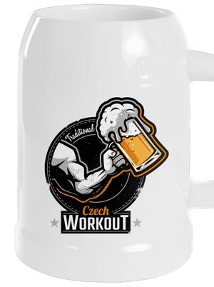 Czech workout söröskorsó White