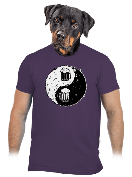 Jin Jang sör férfi póló Urban Purple