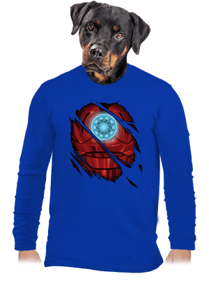 Ironman férfi hosszú ujjú póló Royal Blue