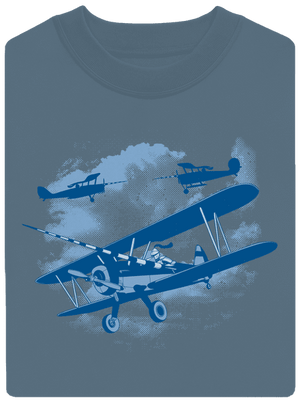 Égi lovagok unisex crewneck Nordic Blue