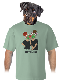 unisex túlméretezett póló