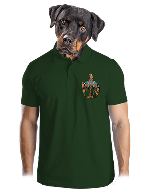 Kehely férfi pólóingek Bottle Green Mal