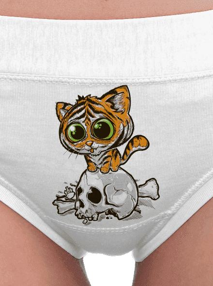 Tigriskölyök női bugyik White